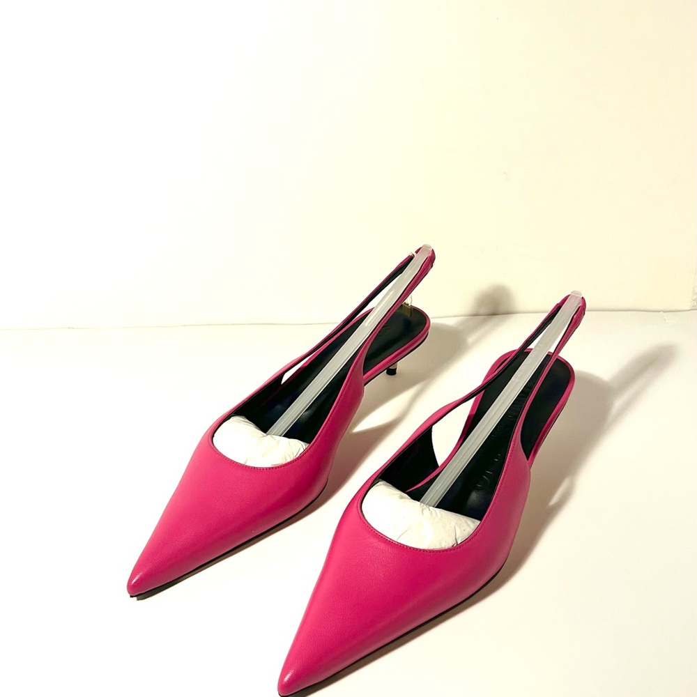 Stand Studio Fuchsia Slingback Heels